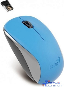 Genius Мышь NX-7000 Blue { оптическая, 1200 dpi, радио 2,4 Ггц, 1хАА, USB} [31030016402]