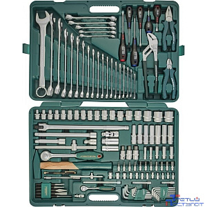 JONNESWAY S04H524128S Набор инструмента универсальный 1/4", 1/2"DR, 128 предметов