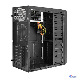 Exegate EX294577RUS Корпус Miditower  UN-605B-UN600 (ATX, БП UN600 с вент. 12см, 2*USB, аудио, блокировка, черный)