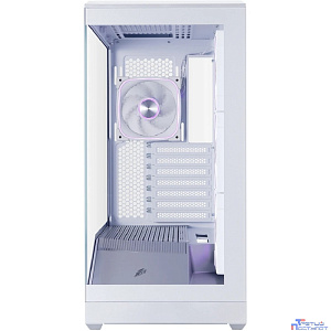 1STPLAYER Корпус GM7 ARGB Silver / ATX / 4x120mm ARGB fans / GM7-SV-3FN7R-W-1FN7-W
