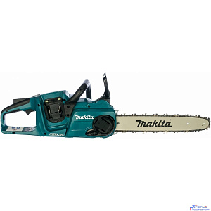 Makita DUC353Z Пила цепная ак(б\щет),{36В д\2-х ак18В,Li-ion,шина-35см,шаг-3\8",паз-1.1мм,5.2кг,б\ак,з\у,эл тормоз}