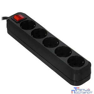 5bites SP5B-318 Сетевой фильтр 5S / 3*1.5MM2 / 16A / ABS / 1.8M / BLACK