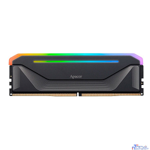 Apacer DDR5 16GB 6000MHz DIMM NOX RGB Black Gaming Memory CL38 1.35V (Retail) 2048*8  Heat Sink (Retail) 3 years (AH5U16G60C622NBAA-1)