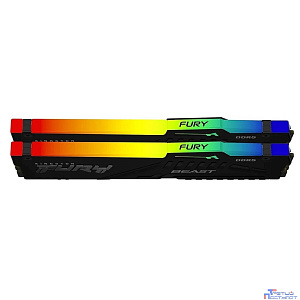 Kingston 32GB 6800MT/s DDR5 CL34 DIMM (Kit of 2) FURY Beast RGB XMP KF568C34BBAK2-32