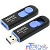 A-DATA Flash Drive 64Gb UV128 AUV128-64G-RBE {USB3.0, BLACK/BLUE}