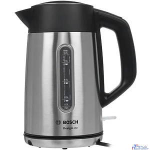 Электрочайник Bosch TWK4P440 нержавеющая сталь/черный