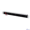 REM Блок розеток Rem-10 без шнура с выкл., 10 IEC 60320 C13, вход IEC 60320 C14, 10A, алюм., 19" (R-10-10C13-V-440-Z)