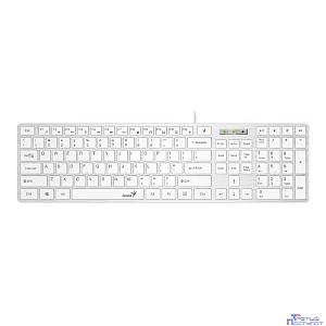 Клавиатура Genius SlimStar 126 White USB [31310017410]