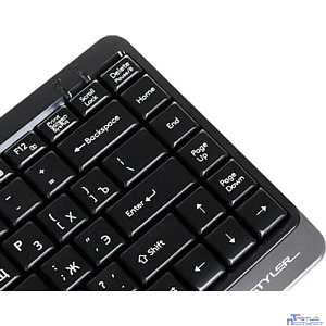 Клавиатура A4Tech Fstyler FK11 черный/серый USB slim