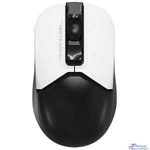 Мышь A4Tech Fstyler FG12 Panda белый/черный оптическая (1200dpi) беспроводная USB (3but)