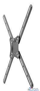 Kromax CORBEL-6 черный 22"-65" макс.30кг настенный поворот и наклон