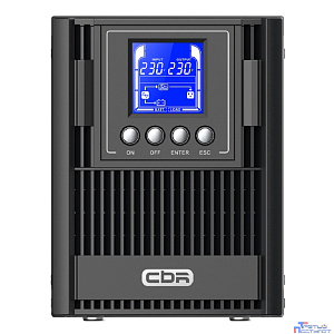 ИБП CBR ESSENCE ESN-1000 [Online 1000 VA / 1000 W, Tower, 3 x EURO, LCD, HID-USB, RS232, EPO, SNMP slot]