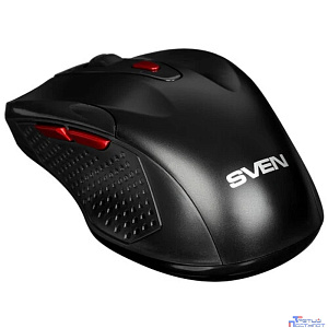 Мышь компьютерная SVEN RX-450W WLS черная, 5+1кл/1200-3200DPI (SV-021825)