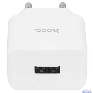 HOCO C106A/ Сетевое ЗУ/ 1 USB/ Выход: 10.5W/ White