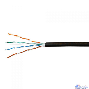 SkyNet Standart Кабель UTP outdoor 4x2x0,48, медный, FLUKE TEST, кат.5e, однож., (305м) box, черный [CSS-UTP-4-CU-OUT](АК5010170/1693219)