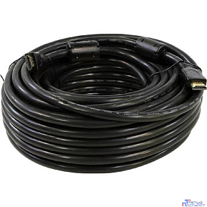 5bites APC-014-200 Кабель  HDMI M / HDMI M V1.4b, высокоскоростной, ethernet+3D, зол.разъемы, ферр.кольца, 20м.