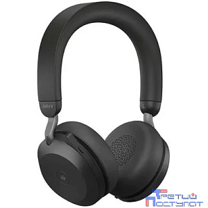 Jabra 27599-999-999 Наушники с микрофоном Jabra Evolve2 75, Link380a MS Stereo Black черный накладные BT/Radio оголовье (27599-999-999)
