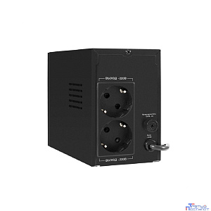 Exegate EX294613RUS ИБП ExeGate Power Smart ULB-500.LCD.AVR.2SH <500VA/300W, LCD, AVR, 2*Schuko, металлический корпус, Black>