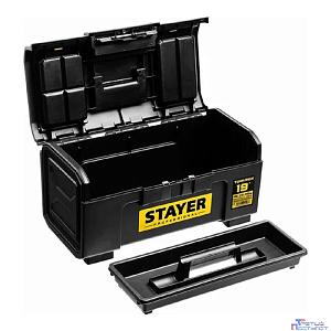 STAYER Ящик для инструмента "TOOLBOX-19" пластиковый, Professional [38167-19]