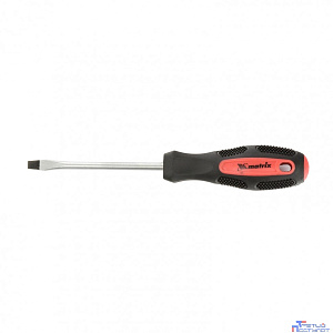 MATRIX Отвертка Anti-Slip, SL6,0 х 100 мм, CrV, двухкомп. рукоятка [12220]