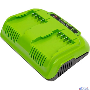 Greenworks G40UC8 Быстрое зарядное устройство для 2-х аккумуляторов,40V [2938807]