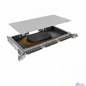 NTSS Кросс 19" NTSS PREMIUM выдвижной, предсобранный 1U, 24 порта SC/UPC, 50/125 мкм, (сплайс, пигтейлы, кдзс, планки, адаптеры) NTSS-RsFOB-PM-1U-24-SC/U-50-SP1.5G1A