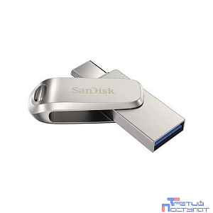 SanDisk USB Drive 512GB Ultra Dual Drive Luxe, USB 3.1 - USB Type-C (SDDDC4-512G-G46)