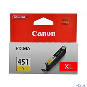 Canon CLI-451XLY 6475B001 Картридж для PIXMA iP7240, MG5440, 6340, Желтый, 685стр.