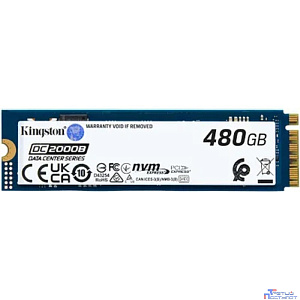 Накопитель SSD Kingston PCIe 4.0 x4 480GB SEDC2000BM8/480G DC2000B M.2 2280 0.4 DWPD