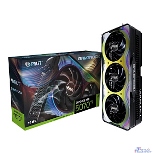 Видеокарта Palit RTX5070Ti GAMEROCK 16GB GDDR7 256bit 3xDP HDMI 3FAN RTL