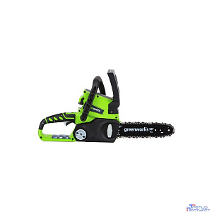 Greenworks G24CS25 Цепная пила аккумуляторная, 24 В, 25 см [2007707]