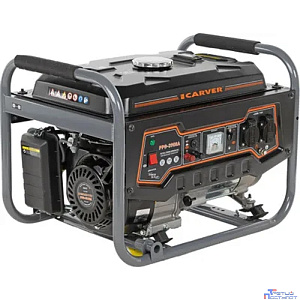 Генератор CARVER PPG- 3900А бензин [01.020.00012] { (LT-170F, 2,9/3,2кВт, 220В, бак 15л)(16 шт/пал) }