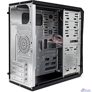 Exegate EX299283RUS Корпус Minitower ExeGate BA-202-UNS500 (mATX, БП UNS500 с вент. 12см, 2*USB, аудио, черный)