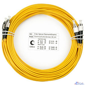 Cabeus FOP(d)-9-FC-FC-25m Шнур оптический duplex FC-FC 9/125 sm 25м LSZH