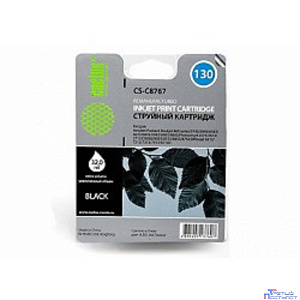 Cactus C8767HE Картридж №130 для HP Deskjet 5743/6543/6943/9803/Photosmart 2573/8453/B8353, черный, 800 стр.