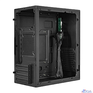 Exegate EX299073RUS Корпус Minitower ExeGate BAA-308MU2 (mATX, без БП, 1*USB+2*USB3.0, HD Audio, черный)