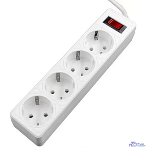 5bites Сетевой фильтр GARDA SP4W-518 4S / 3*0.75MM2 / 1.8M / WHITE