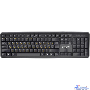 Exegate EX279939RUS Клавиатура Exegate LY-331L2, <USB, шнур 2,2м, черная,  104кл, Enter большой>, OEM