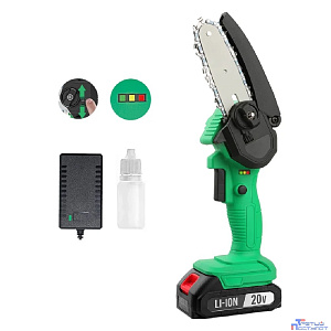 Zitrek GreenSaw 20 Пила цепная аккумуляторная бесщеточная [082-1853] { 20В, 2,0Ач Li-ion аккум. 1шт, ЗУ }
