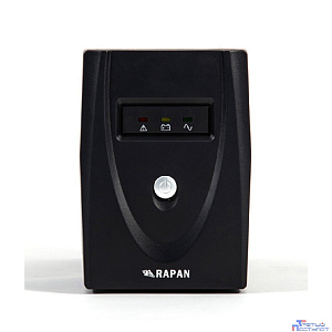 RAPAN-UPS 600 источник питания 220 В 600ВА/350Вт меандр с АКБ 7 Ач интерактивный