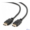 Кабель HDMI Cablexpert CC-HDMI4-0.5M, 19M/19M, v2.0, медь, позол.разъемы, экран, 0.5м, черный, пак