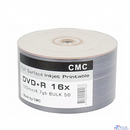 DVD+R, DVD+RW диски в упаковке Cake box  и Bulk