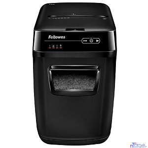 Fellowes Шредер AutoMax 150C FS-46801(01/02)*  {(секр.P-4)/фрагменты 4x38 мм,/150лист./32лтр./Уничт:скрепки, скобы, пл.карты,CD диски}