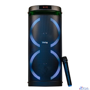 Dialog Oscar AO-300 - акустическая колонка 1.0, 80WRMS, Караоке с беспр. микр.,  BT+FM+USB+SD+LED