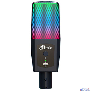 RITMIX RDM-170 Black {Подключение XLR- jack3,5 мм; размеры микрофона: 5 * 15,5 * 3,8 см}