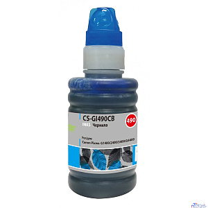 Чернила Cactus CS-GI490CB голубой 100мл для Canon Pixma G1400/G2400/G3400