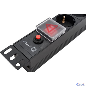 5bites PDU819A-07 Блок розеток  8S / AL / SWITCH / 1U / 19"