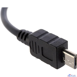 Rexant (18-1182) Кабель USB OTG, шт. micro USB – гн. USB-A, 2,4A, 0,15м, ПВХ, черный