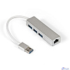 ExeGate EX294185RUS Кабель-адаптер ExeGate EXE-77U3T-45 (USB3.0 --> 3xUSB3.0 + 1xRJ45 UTP 1000Mbps RLT8153)