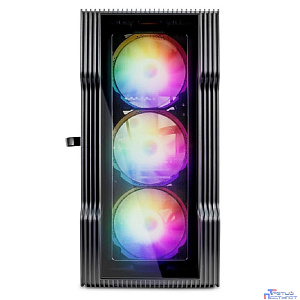 1STPLAYER Корпус TRILOBITE T3-G Black / mATX, TG / 4x 120mm LED fans inc. / T3-G-BK-4F1